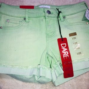 Cute Line Light Celebrity Pink shorts